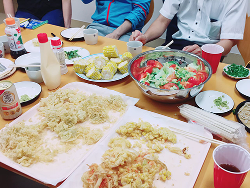 手打ちそばの試食会