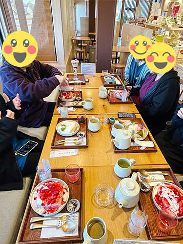カフェでスイーツ♡